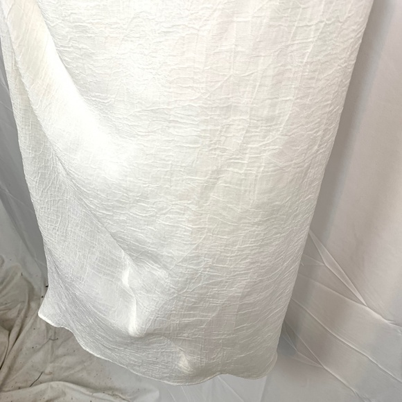 NWT HELMUT LANG White C04HC602 Sleeveless Flowy Lined Drape Dress NWT - Picture 8 of 16